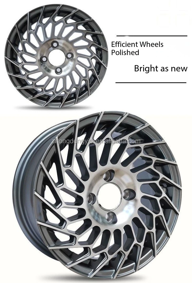 Car Wheel Repair Polishing Machine Aluminum Alloy Rim Refurbishing Grinder Vibratory Finishing Machine for Stainless Steel Wheel