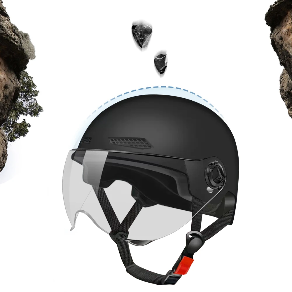 

Electric Bike Helmet Cycling Safety Helmet Adjustable Riding Safety Helmet Breathable Detachable Lining Cycling Accessories