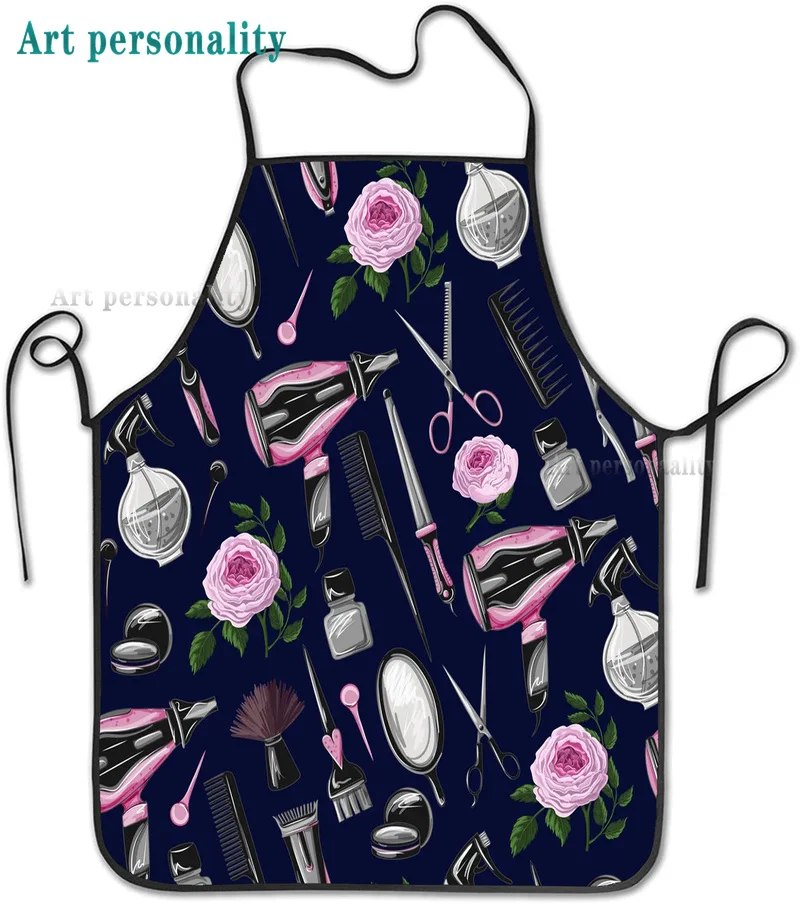 Cooking Kitchen Chef Apron, Funny Bib Aprons Hairstylist Apron for Unisex Durable for Baking Gardening Sewing BBQ Waterproof