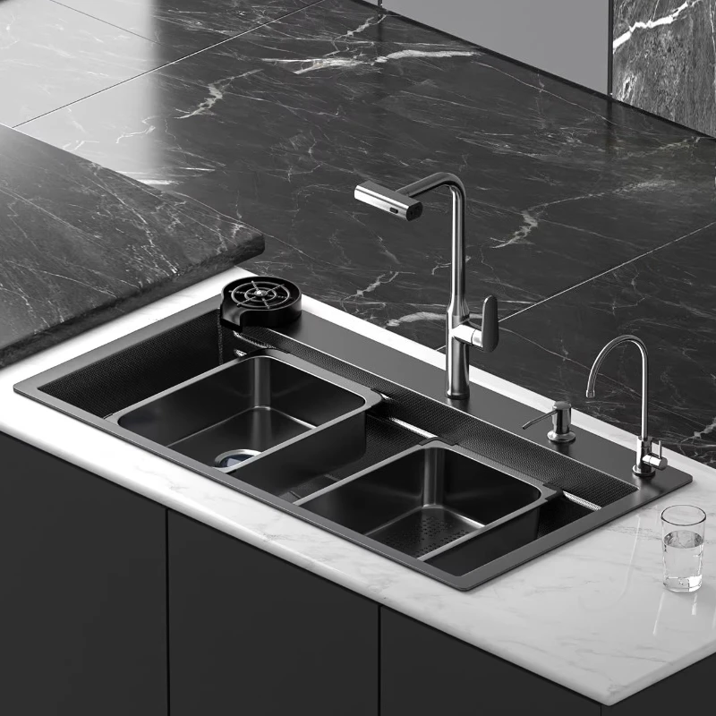 Sink Nano Large Single Slot Kitchen Stainless Steel Thickened 4.0MM Under-counter Sink