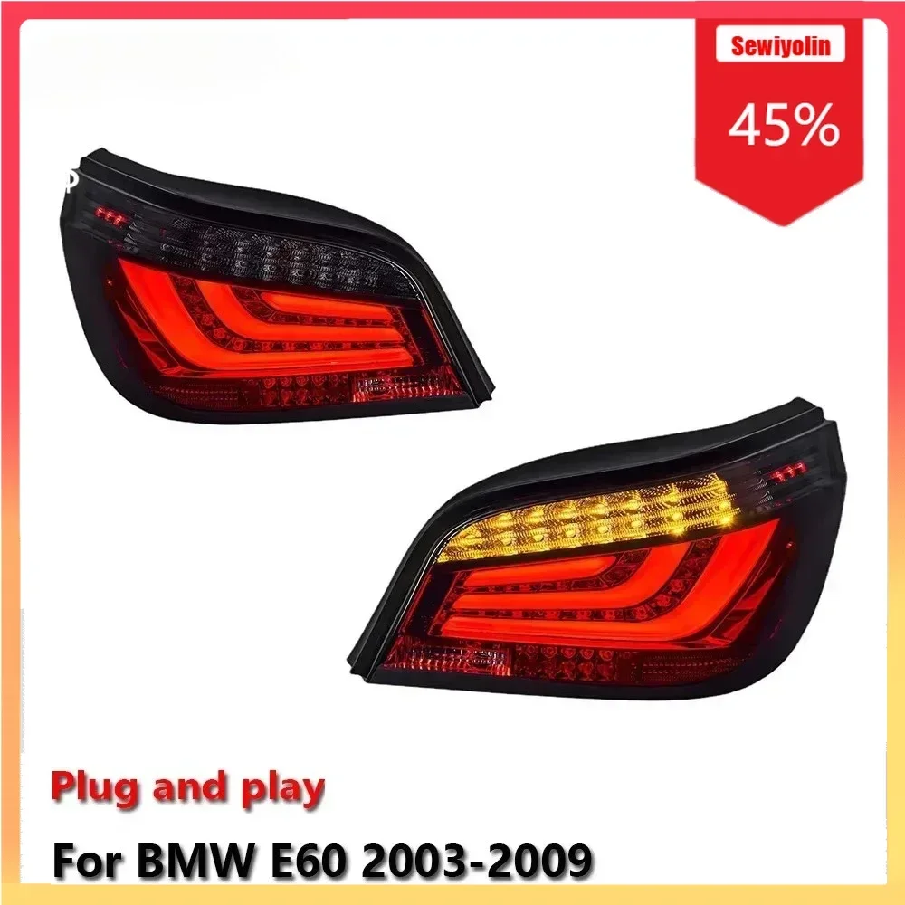 

Car LED Tail Light Assemblies For BMW E60 2003-2009 Auto Rear Fog DRL Brake Turn Signal Lamp Plug and Play