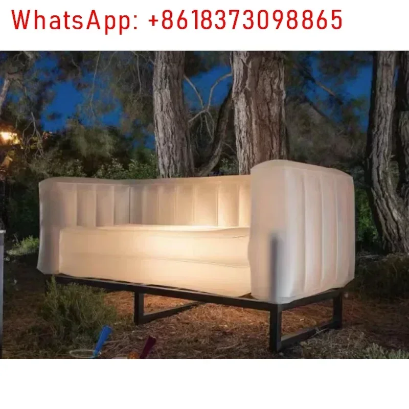 

Air mold transparent inflatable sofa, thickened environmental protection art