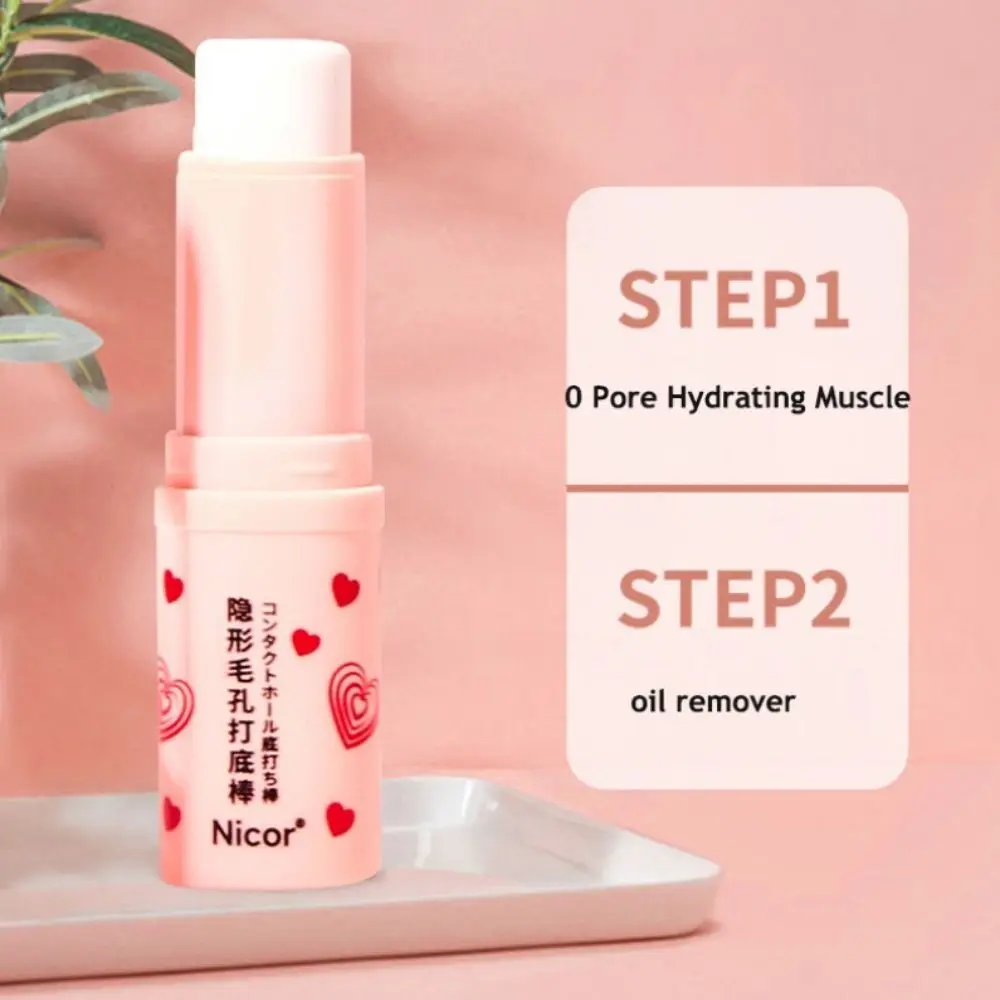 Schweiß feste Masken bildner Make-up Basis glatte feine Linien Concealer Stick unsichtbare Poren Stick Gesicht Isolation Primer Poren Radiergummi