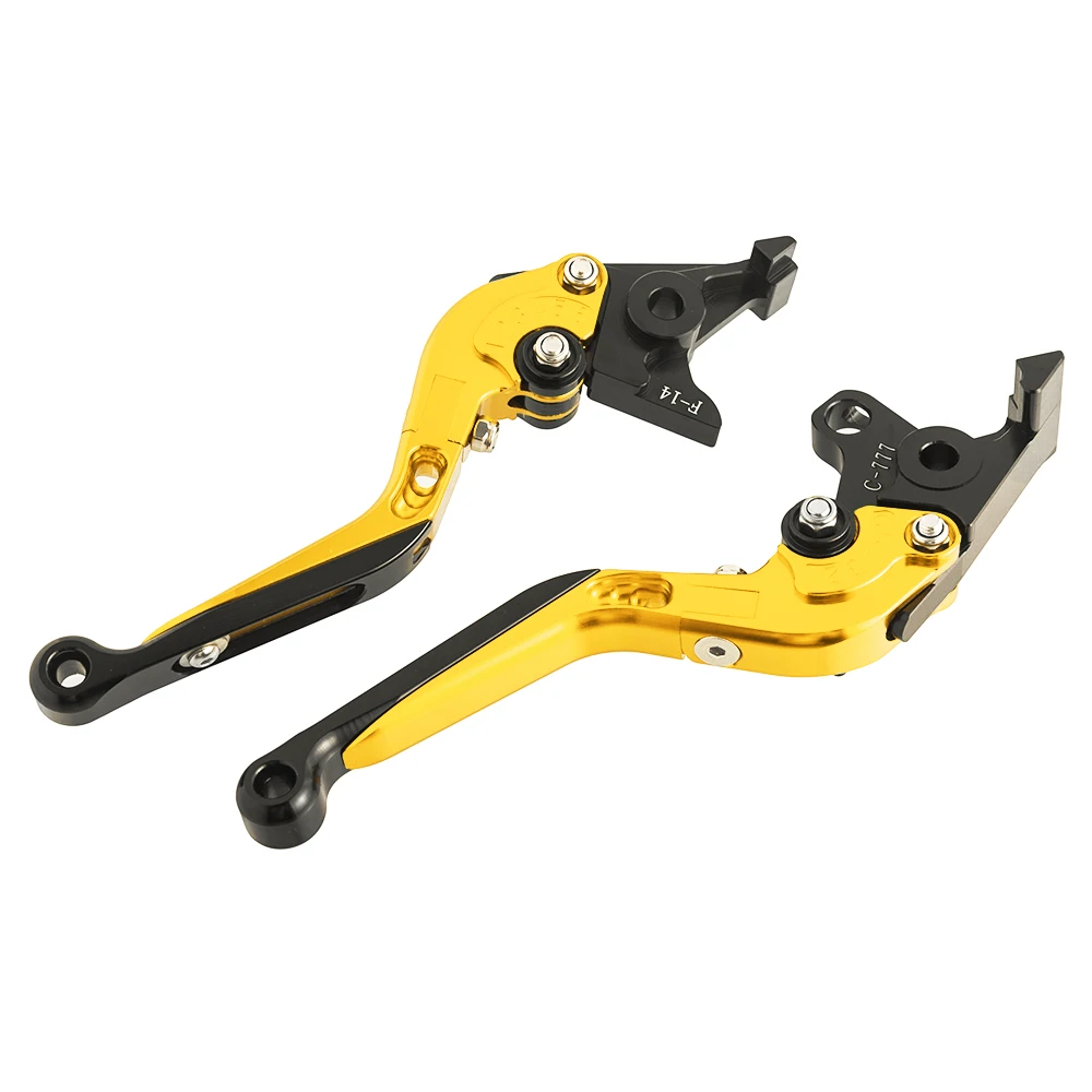 Clutch Brake Lever Extendable Folding Motorcycle Handle Levers Kit for Yamaha FZ1 Fazer 2001-2005 for YZF-R1 2002-2003