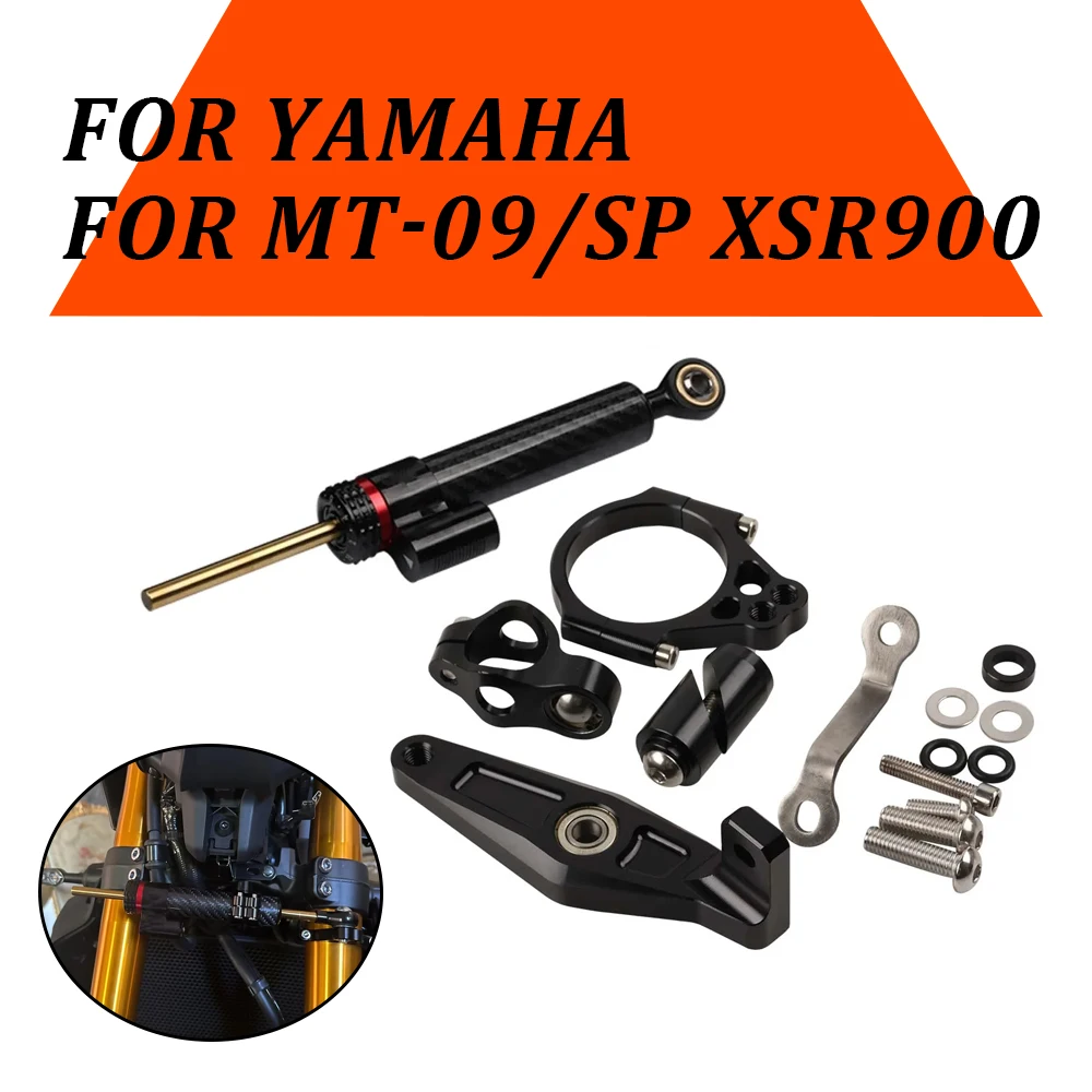 Motorradzubehör Stabilisator Lenkungsdämpfer Montagehalterung Montagesatz für YAMAHA MT-09 MT 09 SP MT09 SP XSR900 XSR 900