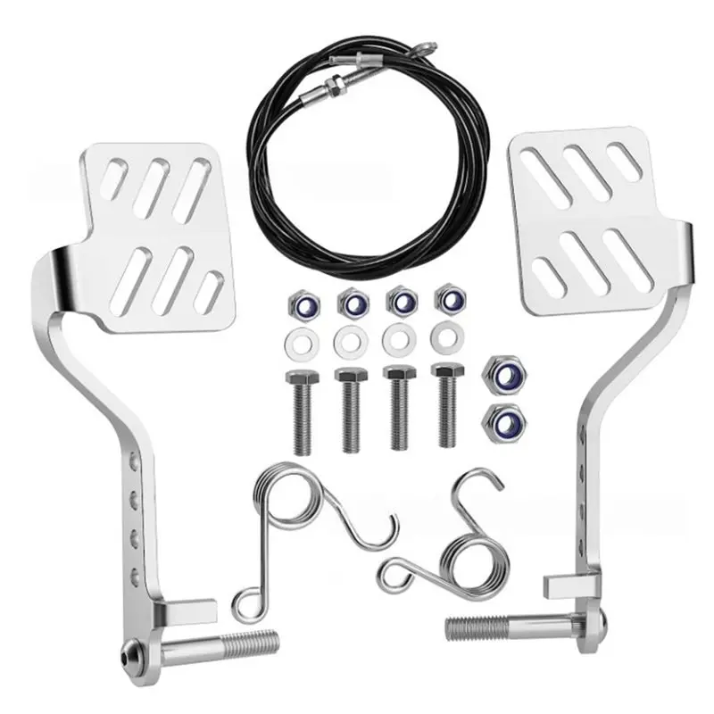 

AT92-Go Kart Pedals For Carter Go Kart Accelerator Go Kart Pedals With Throttle Cable Go Kart Brake Pedal Replacement