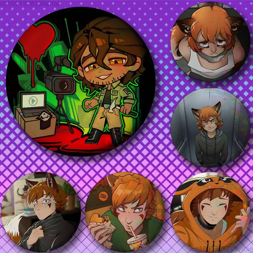 With You R-Ren 14 D-Days 32/44/58mm Handmade Pins Round Brooch Badge Backpacks Clothes Jewelry Gifts