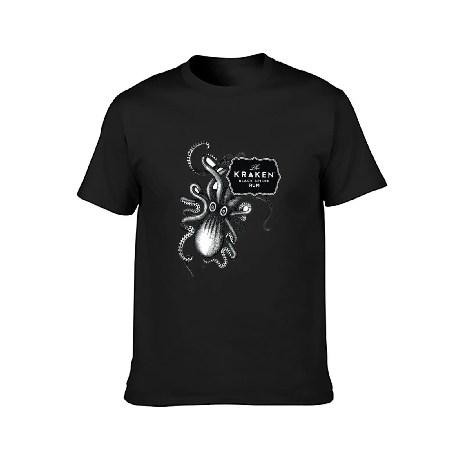 Kraken Rum T-Shirt Short sleeve tee oversizeds cute tops men clothes