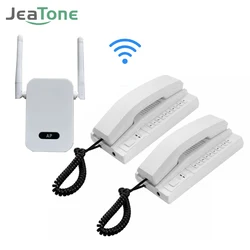 Interfone de áudio sem fio 433mhz, telefone de longa distância, aparelhos em dois sentidos, interfone para porta de casa, escritório, apartamento