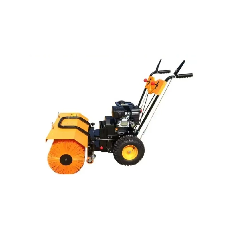 Dual-Purpose Winter Road Sweeping & Artificial Turf/Lawn Brushing Machine 4-Stroke Engine 80cm Working Width