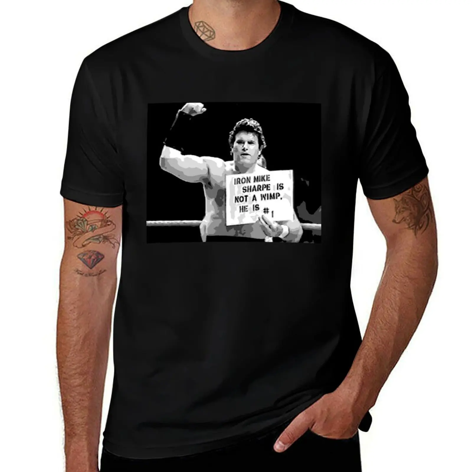 Iron Mike Sharpe T-Shirt Basic Casual Wear Short Sleeve Top