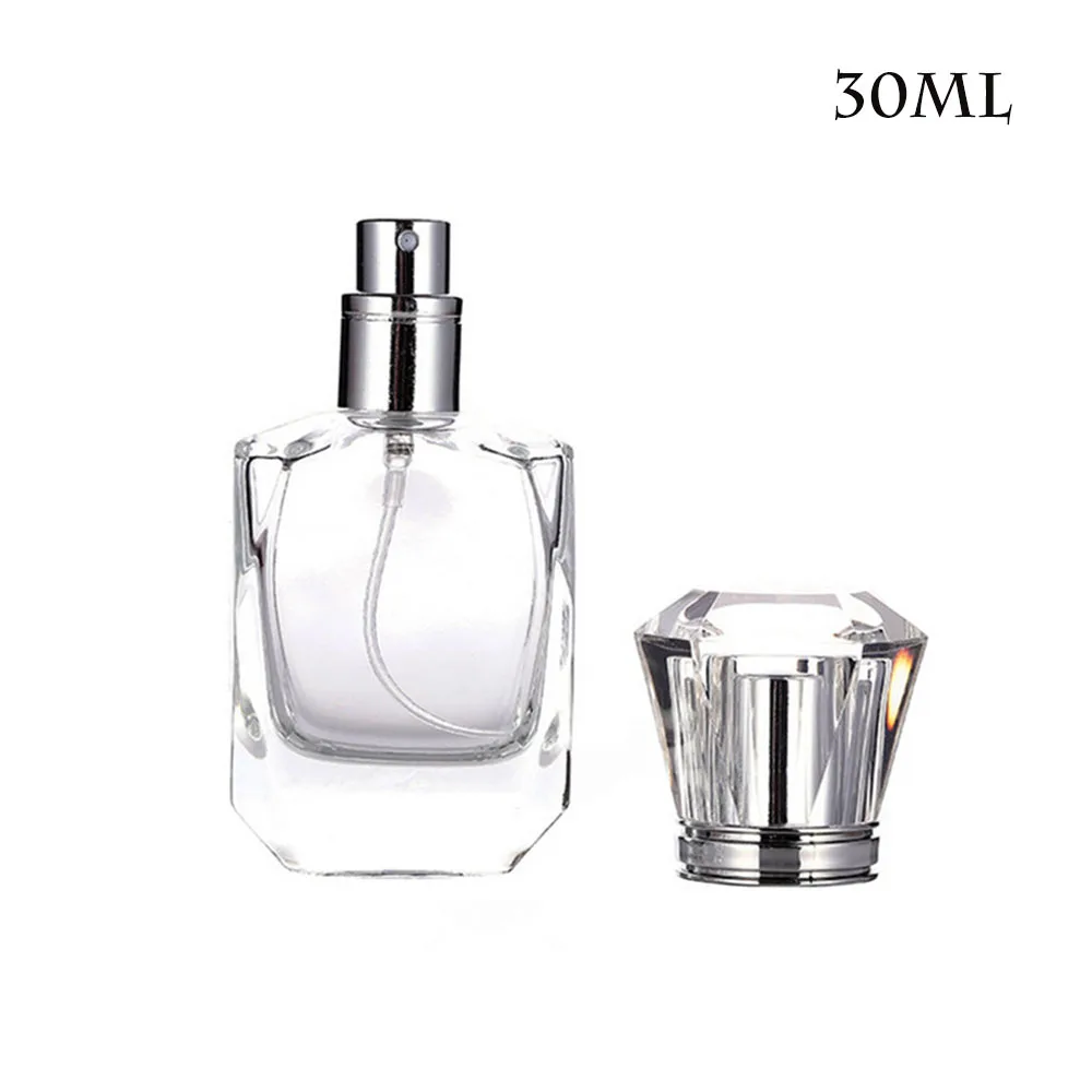 5/10pcs 30ML Perfume Bottle Spray Transparent Fine Mist Refillable Atomizer Cosmetic Glass Container Travel Essential High-end