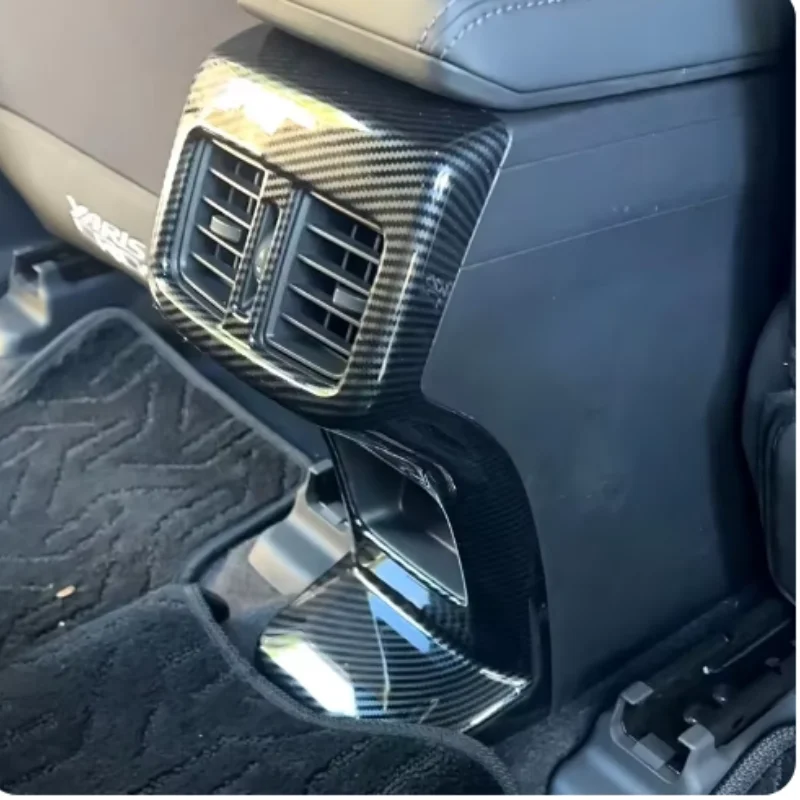 

Для Toyota Yaris Cross 2024 2025 автомобильные аксессуары ABS интерьер задняя крышка вентиляционного отверстия кондиционера накладка молдинг украшение