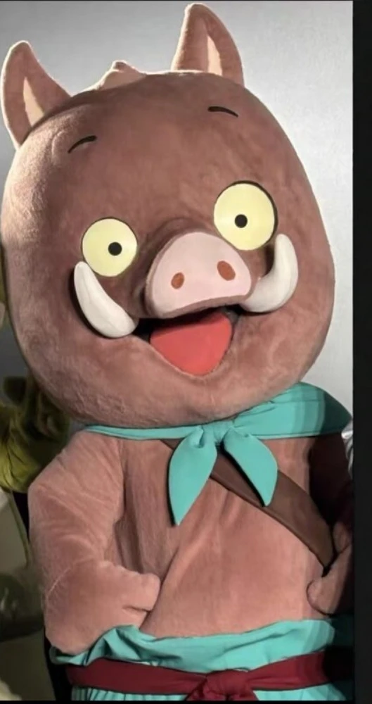 

Little Pig Goblin Mascot Costume Cartoon Doll Fancy Dress Cosplay Prop for Halloween Theme Party Stage Performance