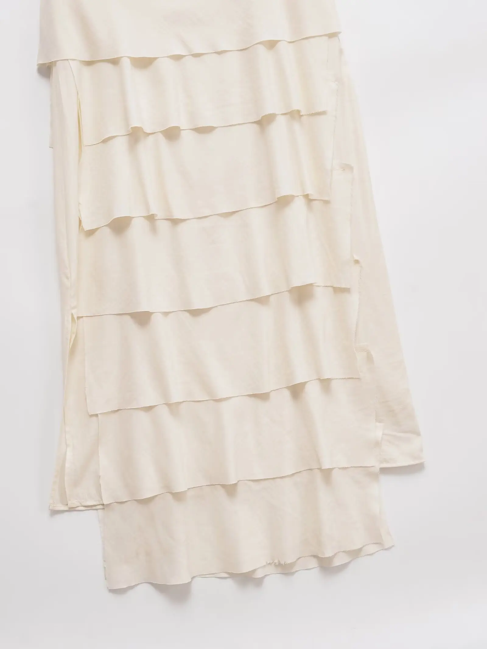 KONDALA elegante otoño señora Cami vestido Beige en capas decoración vestido Midi 2025 nueva moda de verano vacaciones vestido Casual de mujer