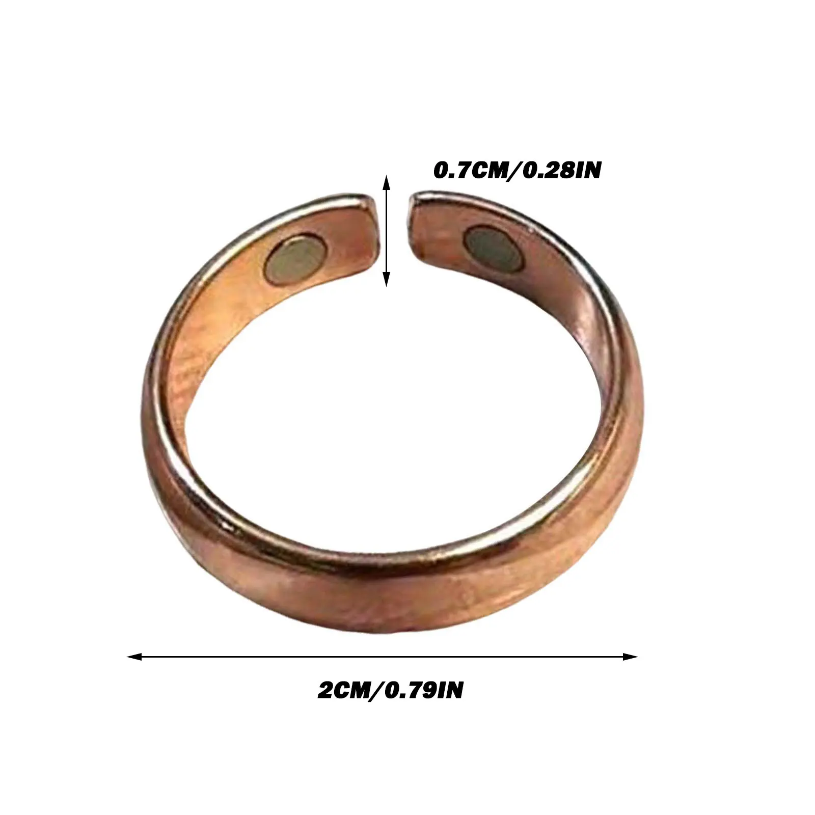 مجموعة خواتم للنساء مقاس 8 خاتم نسائي لفترة الطمث تساعد على انقطاع الطمث قابل للتعديل حلقة الضغط الإبري للتعب حلقة وعد لذيذة