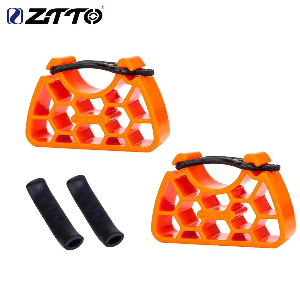 ZTTO MTB E-Bike Lenkerständer Invertierter Parkständer Stabile Clip-On-Halterung Wartungs- und Reparaturwerkzeug Fahrradbremsgriffabdeckung