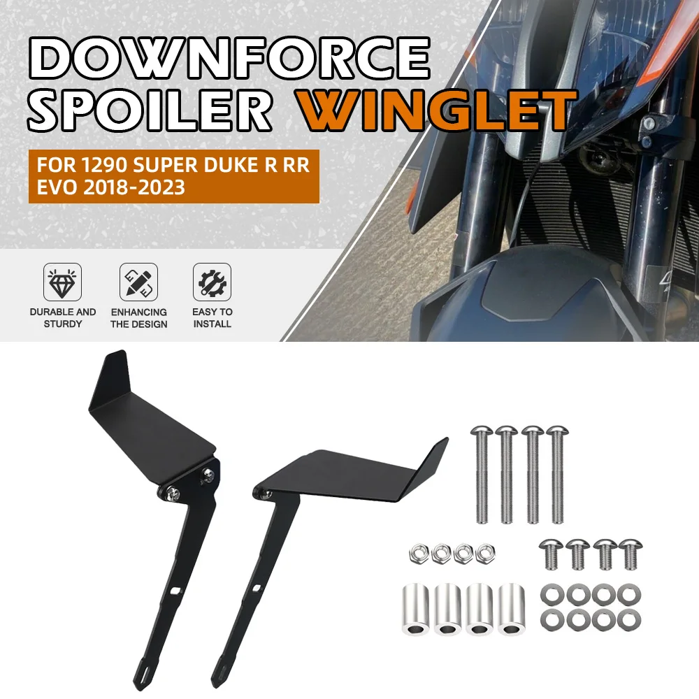 

FOR 1290 Super Duke R 2018-2020-2021-2022-2023 Motorcycle Side Front Mudguard Downforce Spoilers Wing 1290 Super Duke RR / R Evo