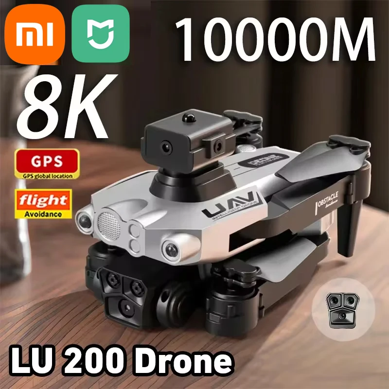 Xiaomi Mijia LU200 Drone 8K GPS Professional RC Plane Photography Optical Flow Obstacle Avoidance Quadcopter for Adults Children