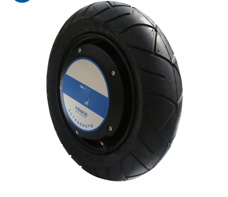 Novo servo driver de motor de cubo de roda de 14 polegadas 48V codificador de alta precisão DC AGV de eixo único