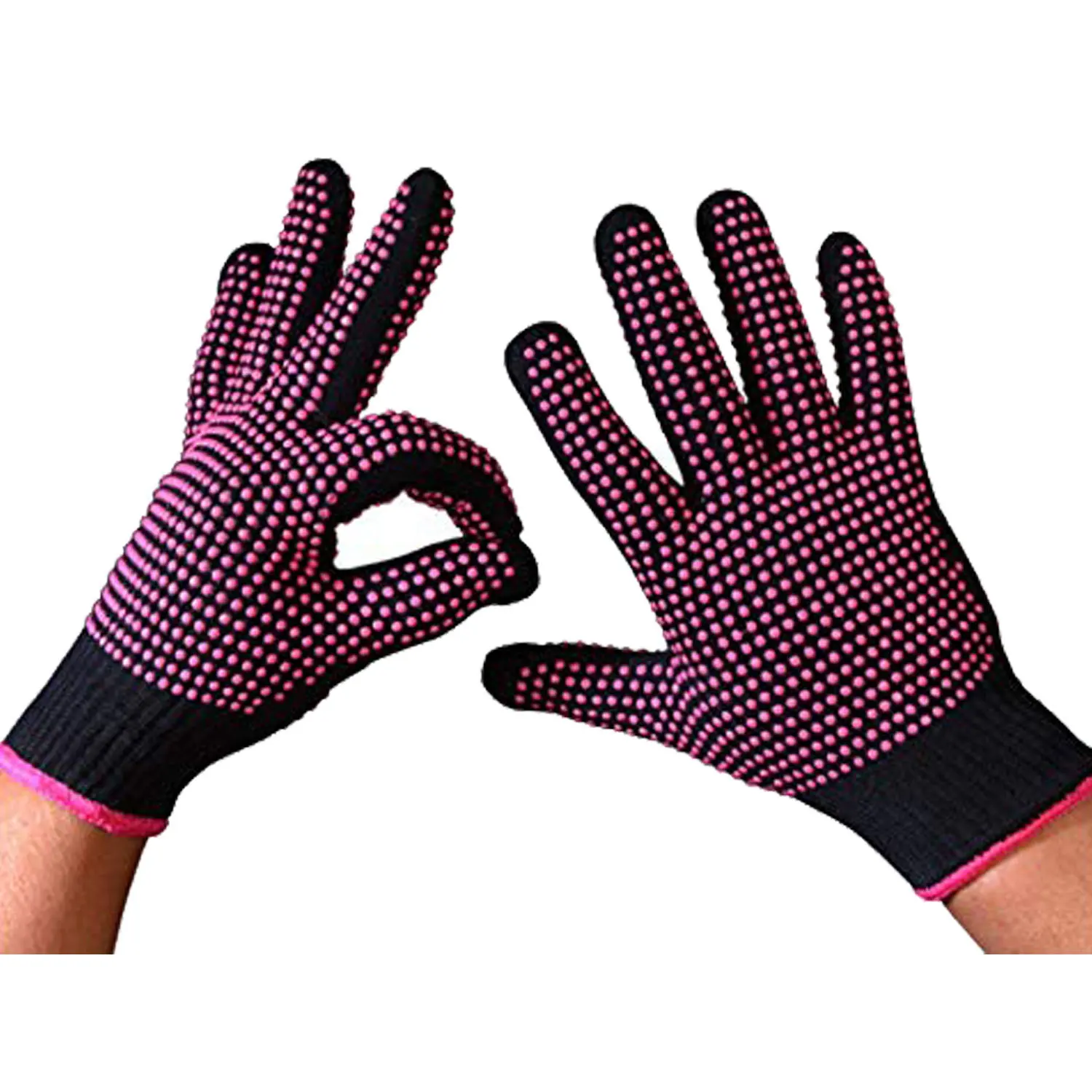 Hair Styling, Anti Scalding, Anti Slip Gloves, Double-sided Bead Perm, Curling Rod, Straightener, Heat-resistant