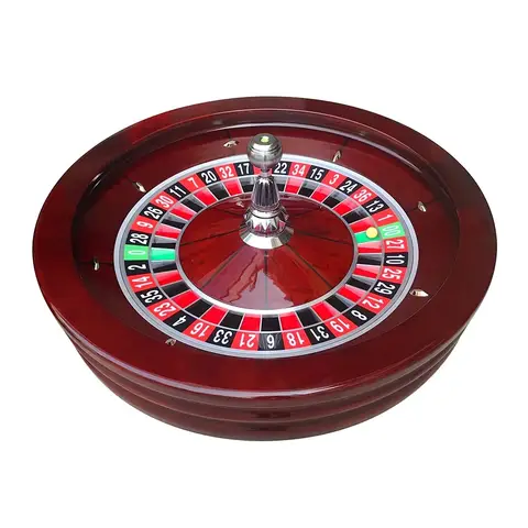 Luxury Professional 18inch Diameter Wooden Roulette Wheel for Adults Casino Table Game