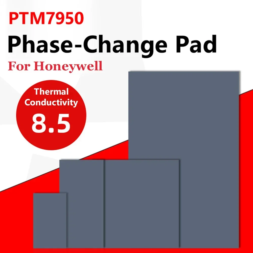 1/2/5PCS Honeywell PTM7950 Phase-change Pad Phase Change GPU CPU Heatsink Silicone Pad Sheet Conductive Paste Pad