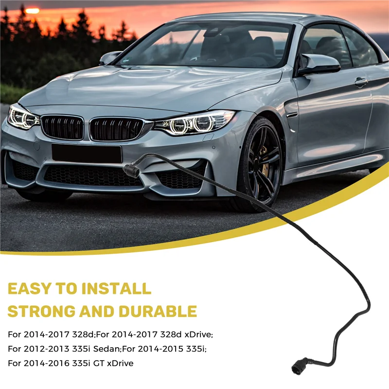 A45F- 17128570061   Tubo dell'acqua-Tubo radiatore superiore per tubo di sfiato del serbatoio di espansione per BMW F30 F32 F87