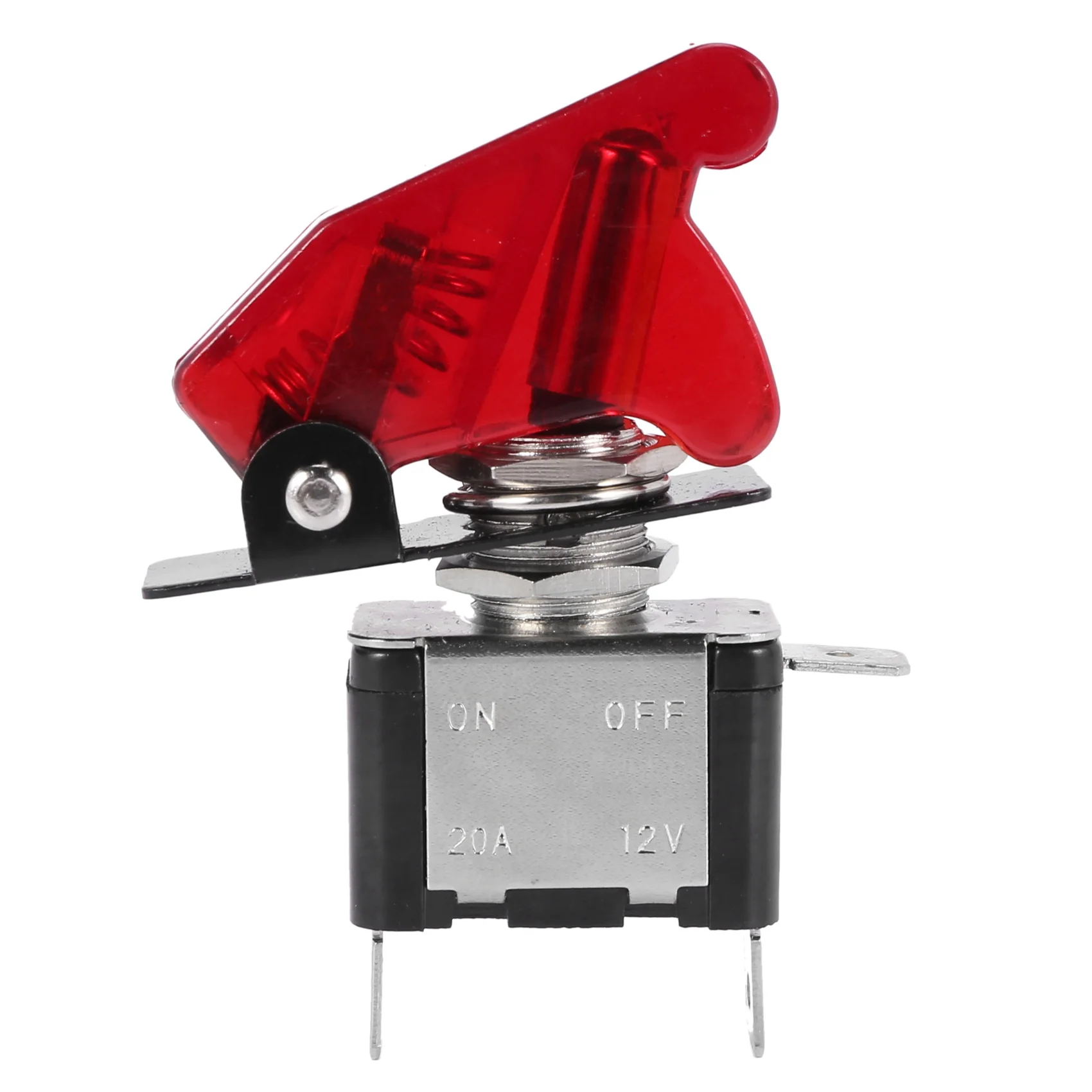 Toggle Rocker Switch Control, luz LED, ligado, desligado, 2 pinos, tampa do caminhão do carro, 12V, 20A