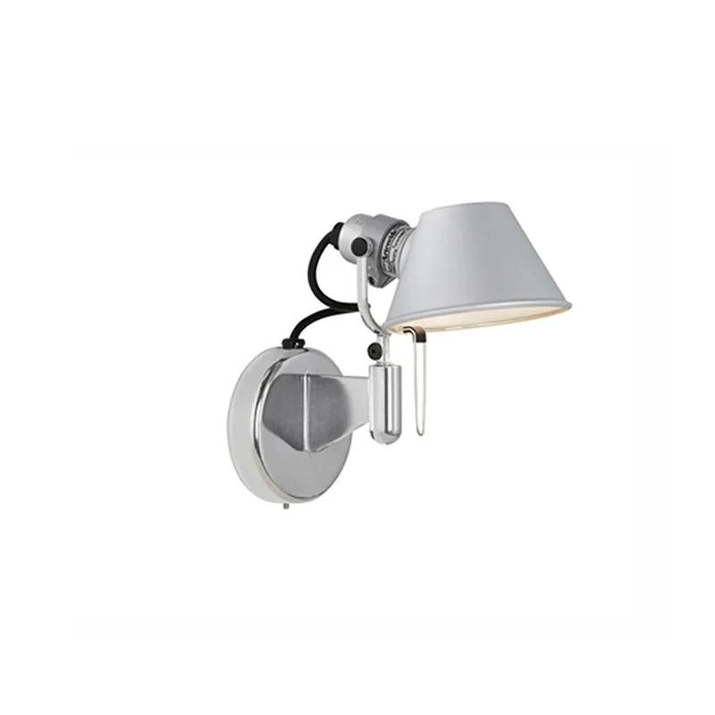 Nordic Designer Black/silvery Aluminium Wall Lamp Rocker Arm Light Moden Living Room Kitchen Bedroom Corridor Restaurant Sconces