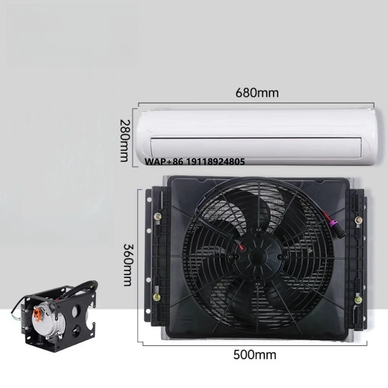 

12V/24V/48V R134a Refrigerant Air Conditioning System Split for Truck Bus Camper Van RV Boat Cooling Car Parking for Vehicles