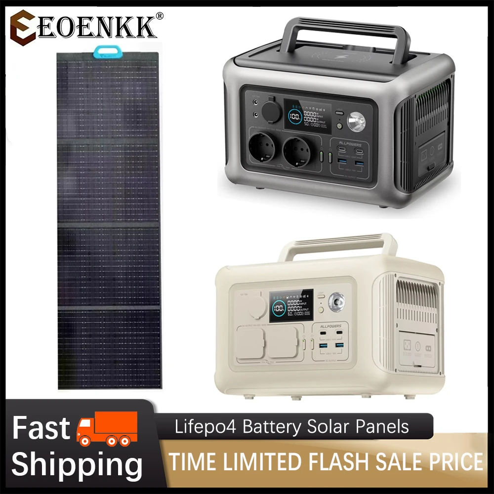 Solar Panels R600+PV120 Solar Lifepo4 Battery Mobile Home Solar Panel ...