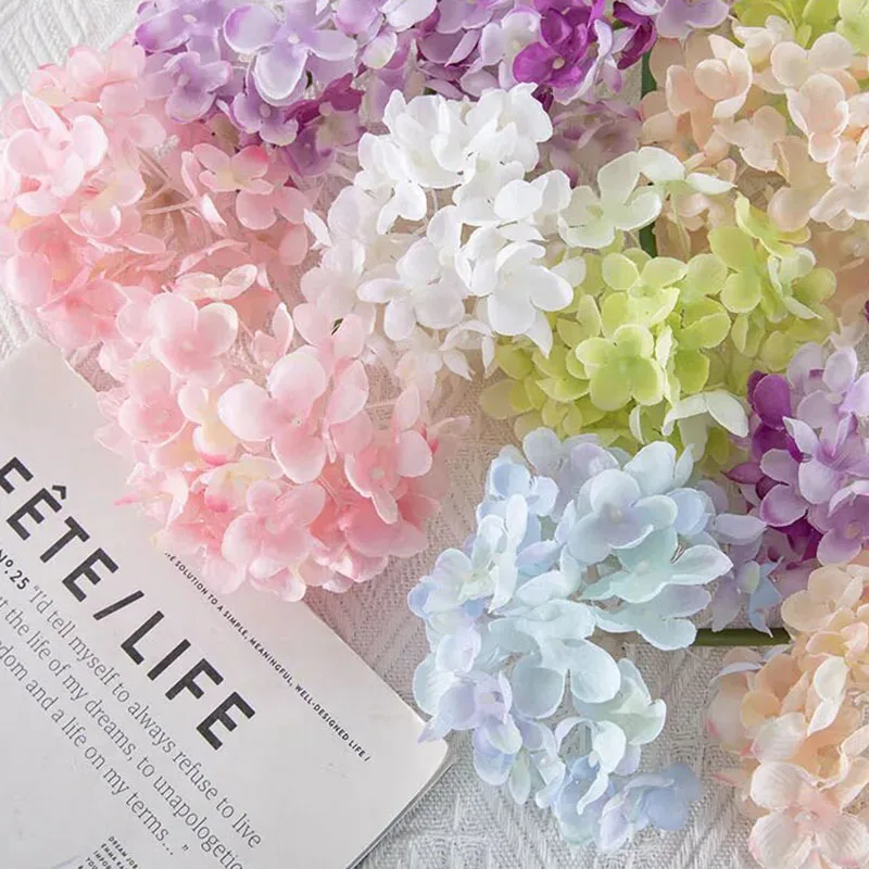 

Simulated Flowers Embroidered Ball Flowers Plant Walls Fake Flowers Wedding Celebration Hand-Held Flowers Home Background