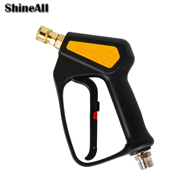 

Водяной пистолет высокого давления для чистящей машины, 4000 фунтов на квадратный дюйм, водяной пистолет для мойки автомобилей, соответствующий входе M22-14 мм, выходное соединение 1/4