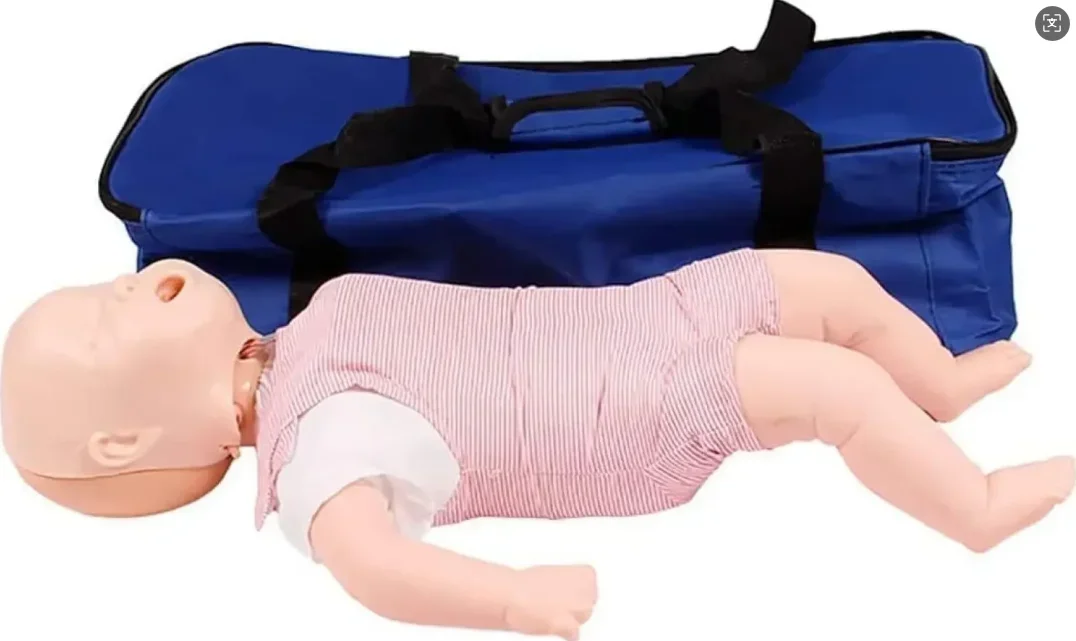 

CPR Choking Manikin First aid training Simulator CPR Training Manikin Teaching Tool Infant Airway Obstruction Training Manikin