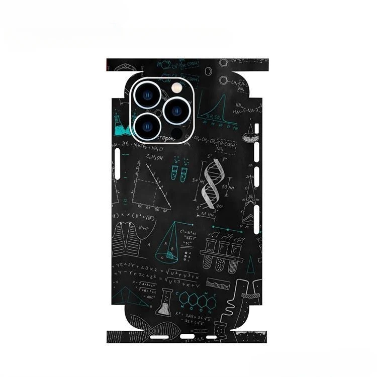 

Colorful Decal Skin for iPhone 15 13 12 14 Pro Max Mini Back Film Cover Wrap Rear Screen Protector Anti-scratch Durable Sticker