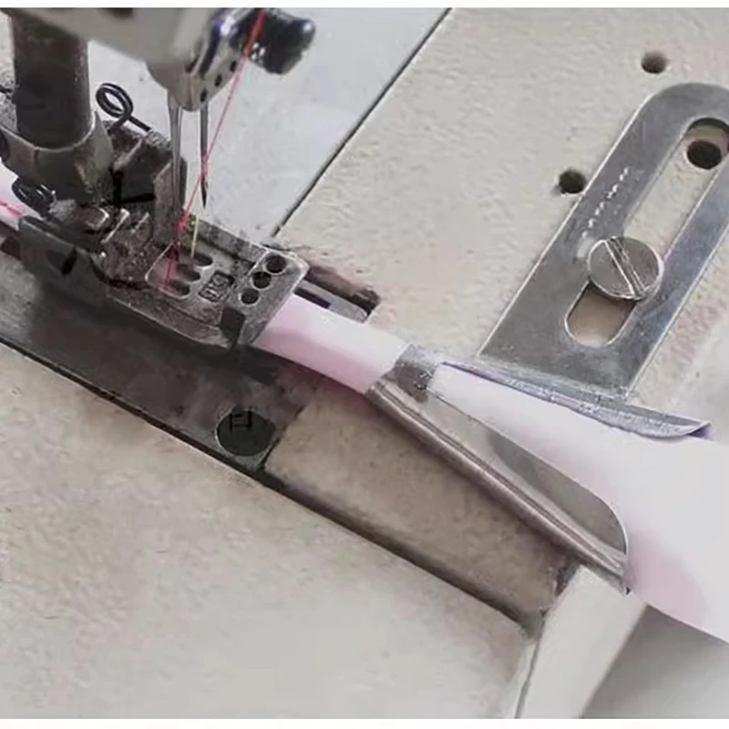 Belt Loop Folder DAYU406/407 for Belt Loop Machine with Cutter Fitted 2-needle Chainstitch, Lockstitch, Coverstitch Sewing Machi