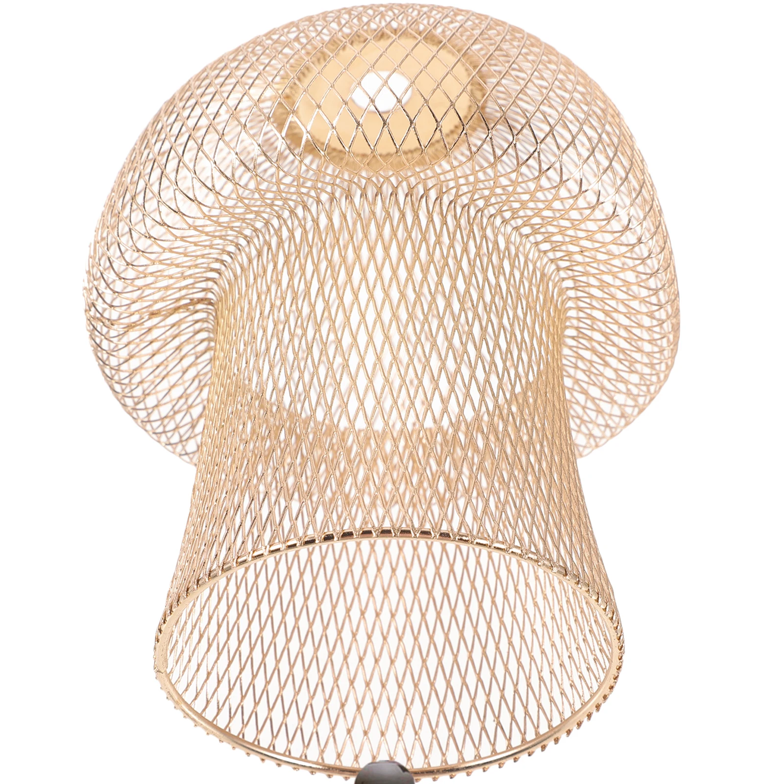 

Lamp Shade Metal Mushroom Hollow Out Design Replacement For Pendant Ceiling Chandelier Decorative Light Fixture Home