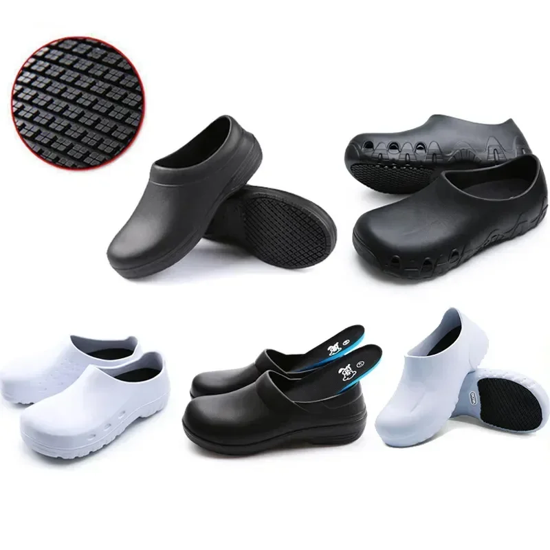 Workers Shoes Plus Unisex Women Quality Chef Surgical Size Sandals Kitchen For Anti-skid Big New Cook Mens