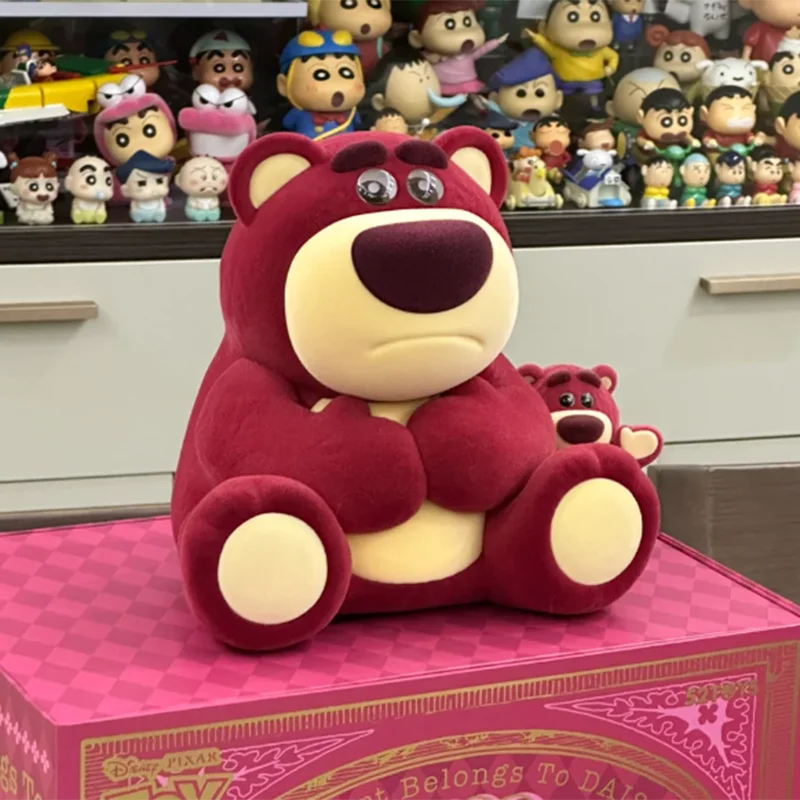 Super cute Disney  20cm Figure Lots-o'-huggin' Bear Action Figures My Heart Belongs To Daisy Series Flocking Bear Collectible Mo