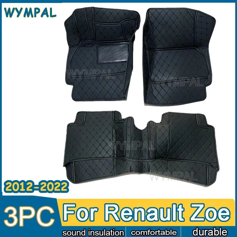 

Автомобильные коврики для Renault Zoe E-Tech Electric 2012 2013 2014 2015 2016 2017 2018 2019 2020 2021 2022 5-местные автомобильные аксессуары