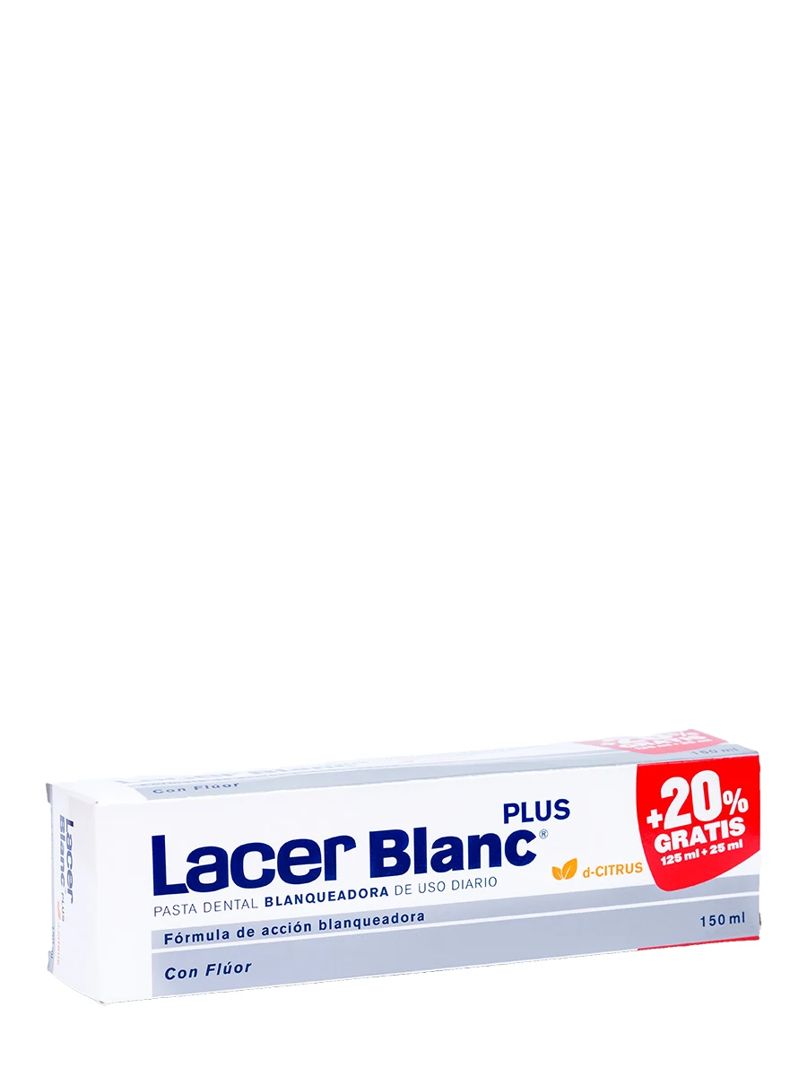 Lacer whitening paste blanc plus D-citrus 125 ml-whitening teeth without damaging enamel