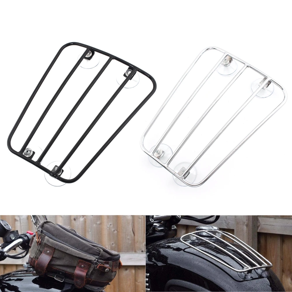 

Motorcycle Tank Mount Luggage Rack Aero Parcel Rack Holder For Triumph Bonneville CB1100 XL 883 Dyna Interceptor 650 Bobber