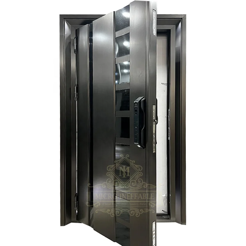 Hot Sale High Security Level Main Gate Colors New Design Exterior Insulated Steel Security Door Germany factory price