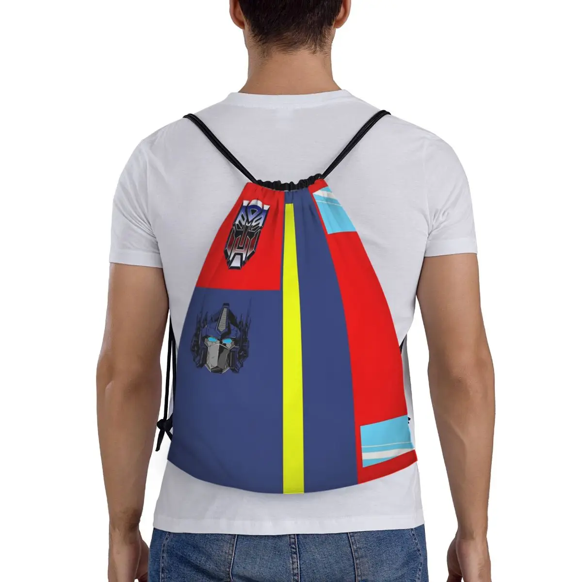 

Autobots Prime Bag Рюкзаки Многофункциональные портативные карманные спортивные сумки на шнурке Сумки для книг для школы путешествий