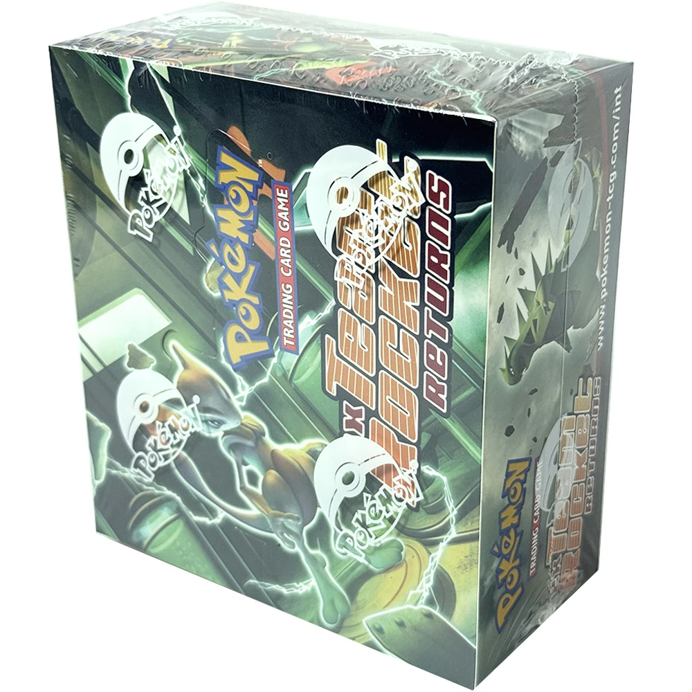 

PKM EX Team Rocket Returns Booster Pack Box 1Box 36packs Gyarados/Mewtwo/Scyther/Tyranitar Pack Proxy Rare Collection Board PTCG