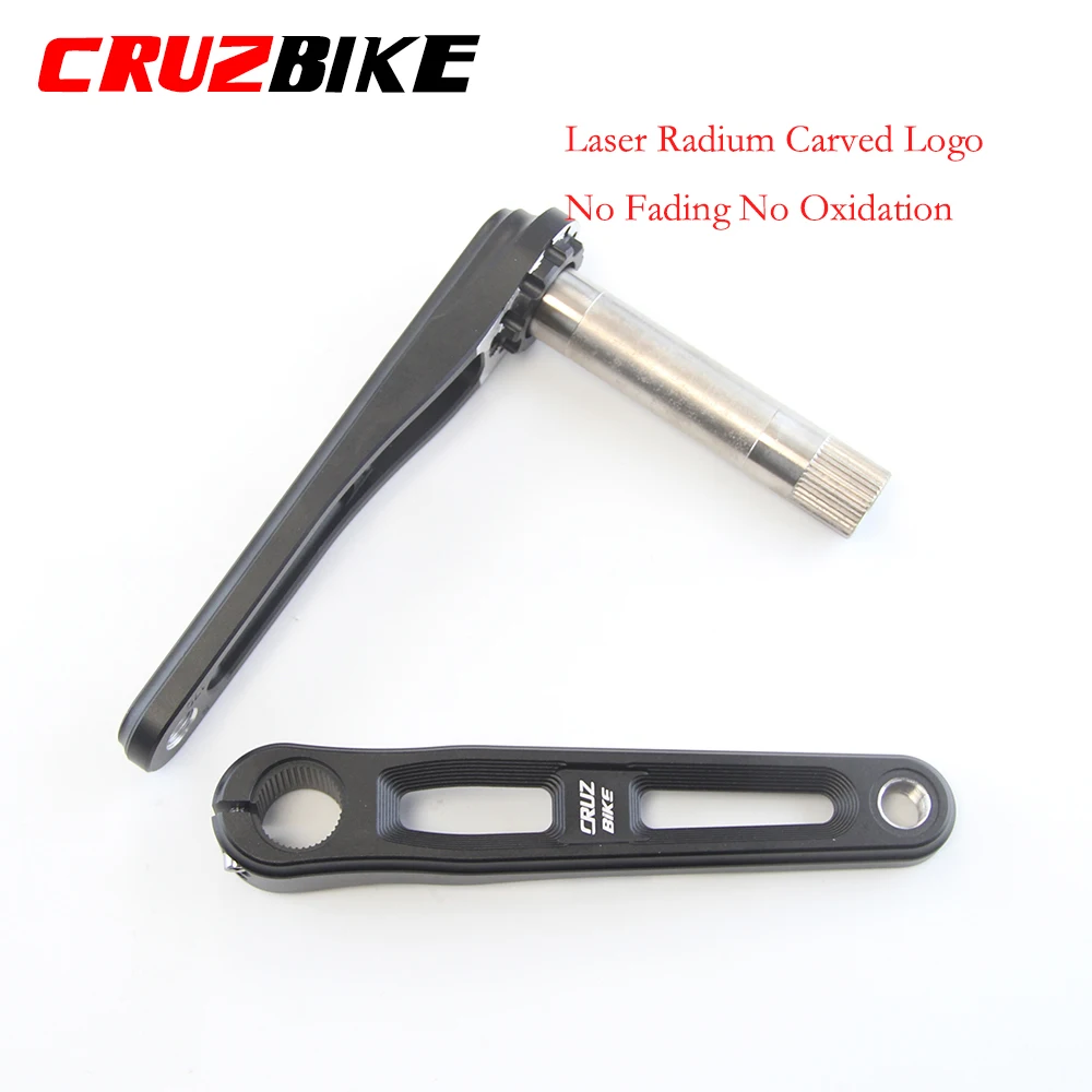 CRUZbike Folding Bike Kid Bicycle Crankset Short Crank 110/127/140/150/155/160/165/170/175mm Hollow Tech Crank Aluminum Alloy