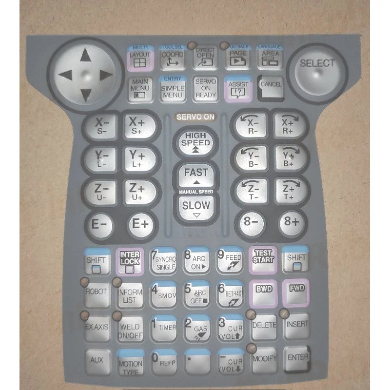 OEM Replacement 1PC  for DX200 Teach Pendant JZRCR-YPP21-1 Membrane Keypad Film YKS-701E