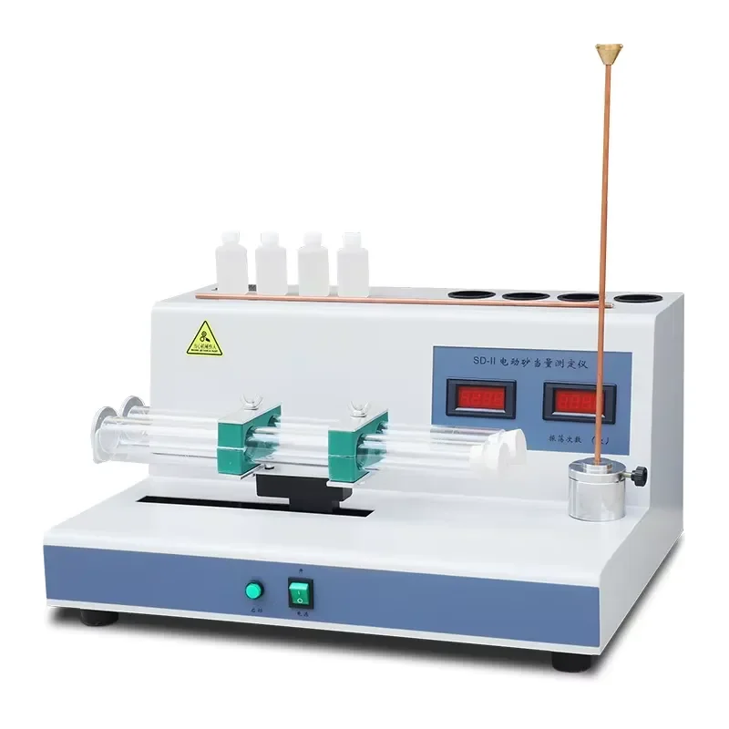 for Zhongjiaojianyi SD-II Electric Sand Equivalent Measurement Instrument Double-tube for Fine Aggregate Sand New Standard