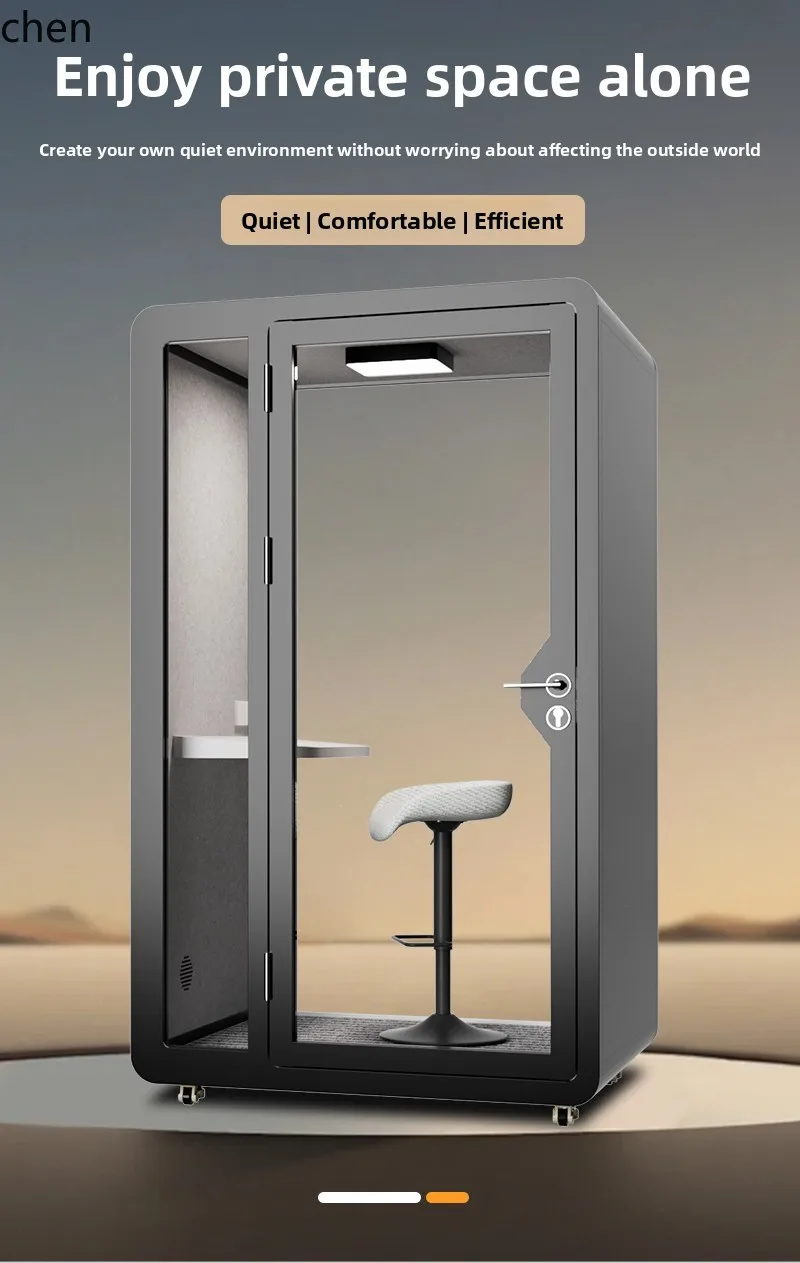 Soundproof Home Piano Silent Room Indoor Singing  Recording Studio Movable Phone Booth Meeting Room